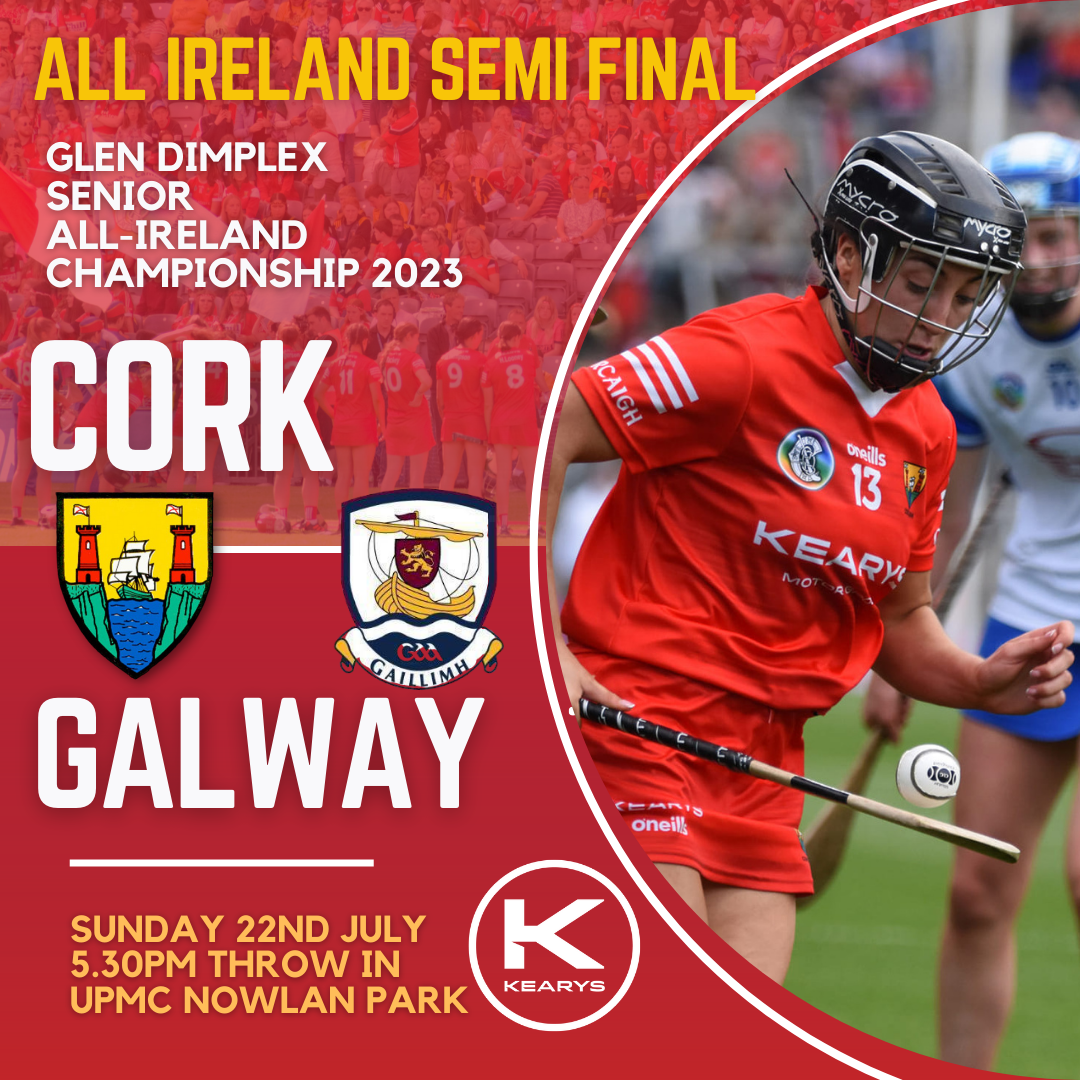 All Ireland Semi Final Cork v Galway Cork Camogie
